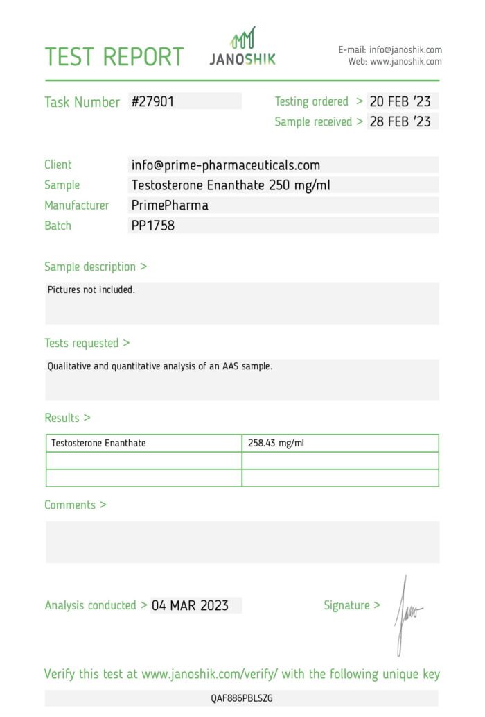 Testoterone Enanthate